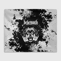 Плед Behemoth рок пес