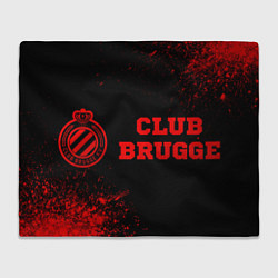 Плед Club Brugge - red gradient по-горизонтали