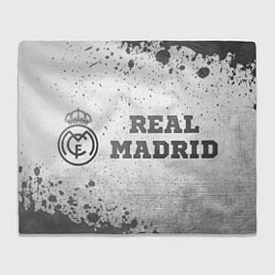 Плед Real Madrid - white gradient по-горизонтали