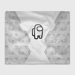 Плед Among Us white poly