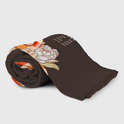 Плед флисовый Змея как символ 2025 года, цвет: 3D-велсофт — фото 2