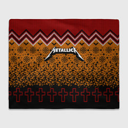 Плед Metallica christmas ugly sweater