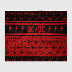 Плед ACDC christmas sweater