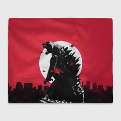 Плед Godzilla destroys the city