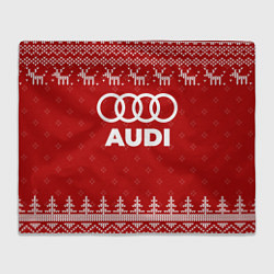 Плед Новогодний Audi с оленями