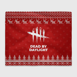 Плед Новогодний Dead by Daylight с оленями