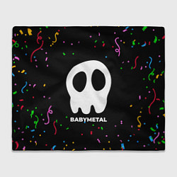 Плед флисовый Babymetal конфети, цвет: 3D-велсофт