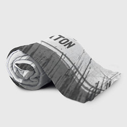 Плед флисовый Sabaton - white gradient посередине, цвет: 3D-велсофт — фото 2