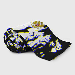 Плед флисовый Россия герб глитч, цвет: 3D-велсофт — фото 2