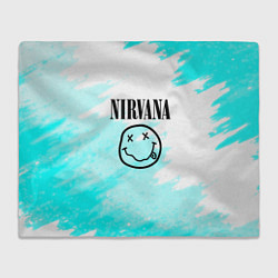 Плед Nirvana rock music color