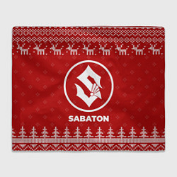 Плед Новогодний Sabaton с оленями