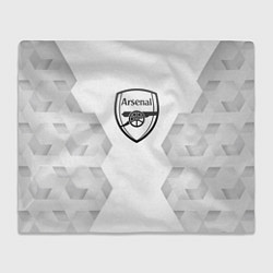 Плед Arsenal white poly