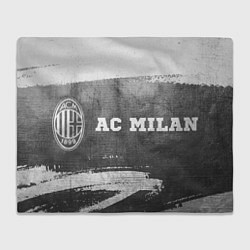 Плед AC Milan - grey gradient по-горизонтали