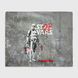 Плед Banksy - stop wars