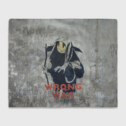 Плед Banksy - wrong war