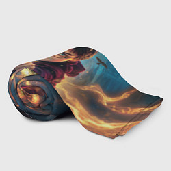 Плед флисовый Гарри Поттер и вороны, цвет: 3D-велсофт — фото 2