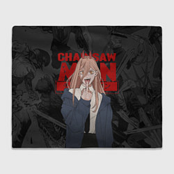 Плед Chainsaw man - Power fuck