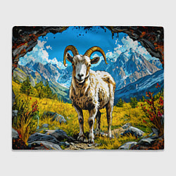 Плед Горный козел