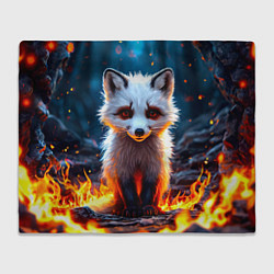 Плед Песец в огне