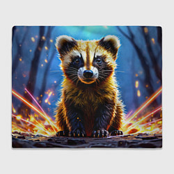 Плед Росомаха в искрах