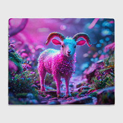 Плед Козлик в розовом