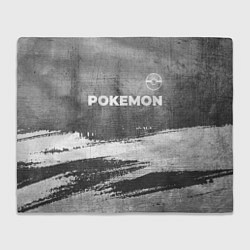 Плед Pokemon - grey gradient посередине