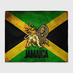 Плед Jamaica lion flag