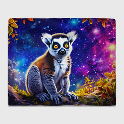Плед Лемур и звездная ночь