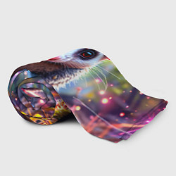 Плед флисовый Опоссум в лесу, цвет: 3D-велсофт — фото 2