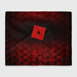 Плед Roblox red poly