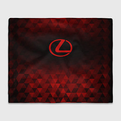 Плед Lexus red poly