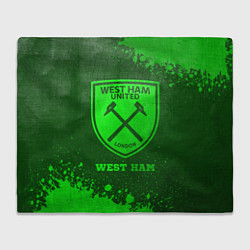 Плед West Ham - green gradient