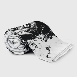 Плед флисовый Children of Bodom рок пес, цвет: 3D-велсофт — фото 2