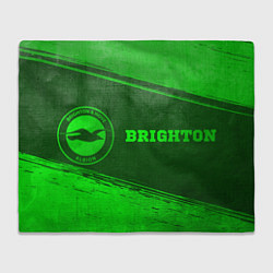 Плед Brighton - green gradient по-горизонтали