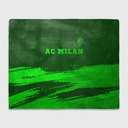 Плед AC Milan - green gradient посередине