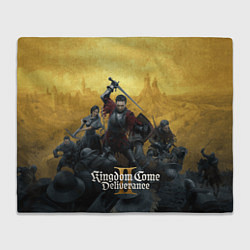 Плед флисовый Сражение Kingdom come 2 deliverance, цвет: 3D-велсофт