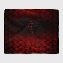 Плед Megadeth red poly