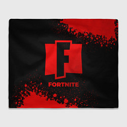 Плед Fortnite - red gradient