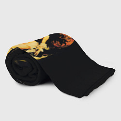 Плед флисовый Все дуреют с этого полнолуния, цвет: 3D-велсофт — фото 2