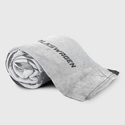 Плед флисовый Volkswagen - white gradient по-горизонтали, цвет: 3D-велсофт — фото 2