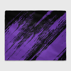 Плед The color is purple and black