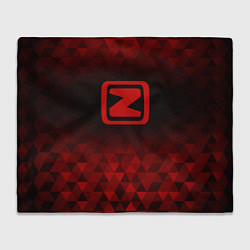 Плед Zotye red poly