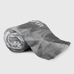 Плед флисовый Toyota - grey gradient посередине, цвет: 3D-велсофт — фото 2