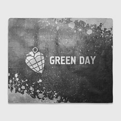 Плед Green Day - grey gradient по-горизонтали