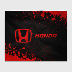 Плед Honda - red gradient по-горизонтали