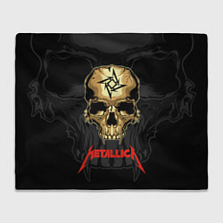 Плед Metallica - skull with fangs