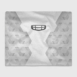 Плед Geely white poly