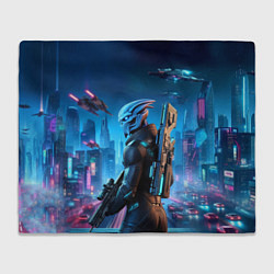 Плед Mass Effect - neon glow fantastic