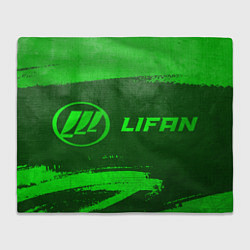Плед Lifan - green gradient по-горизонтали