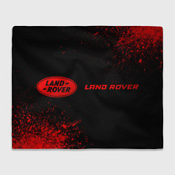 Плед Land Rover - red gradient по-горизонтали
